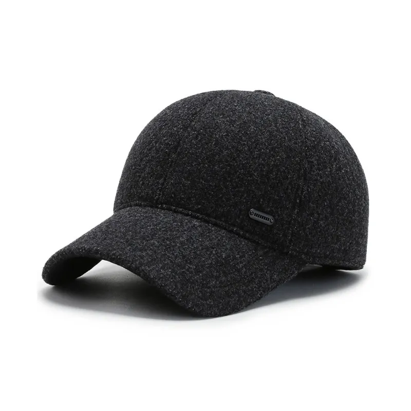 BOOLFEN Woolen Baseball Caps Unisex-2