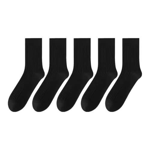 SHIWAJI Mid Calf Socks Men's 5 Pack