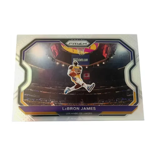 PANINI 20 21 Lakers, James Prizm Scissor Foot, Horizontal Board Teca, Star Card, Card Product Access Sports Cards 1 Pc