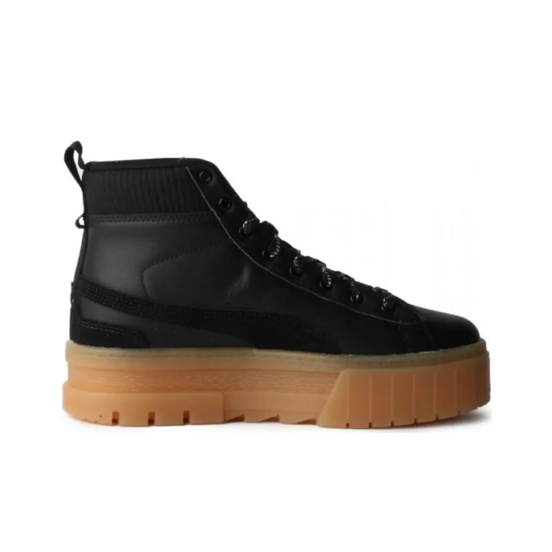 PUMA Mayze Anti Slip Wear Resistant Mid Top Casual Shoes Women's Black-1