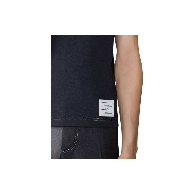 THOM BROWNE Two Toned Crewneck T Shirt-4
