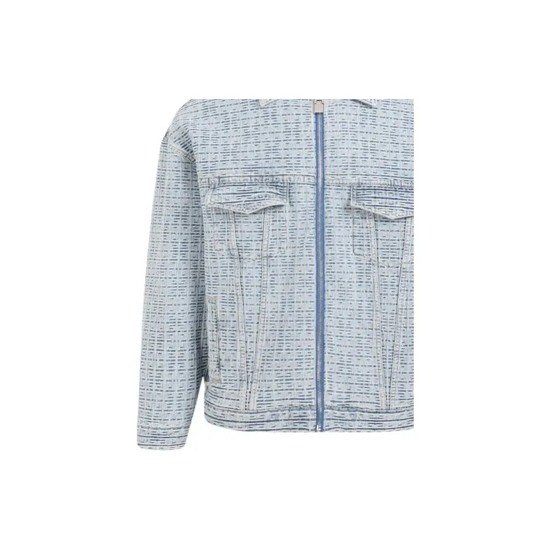Givenchy 4G Embossed Denim Jacket-4