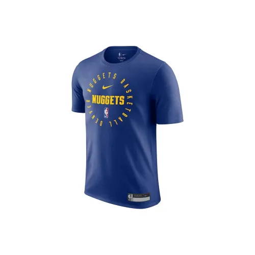 Nike Denver Nuggets T-Shirts Unisex Blue