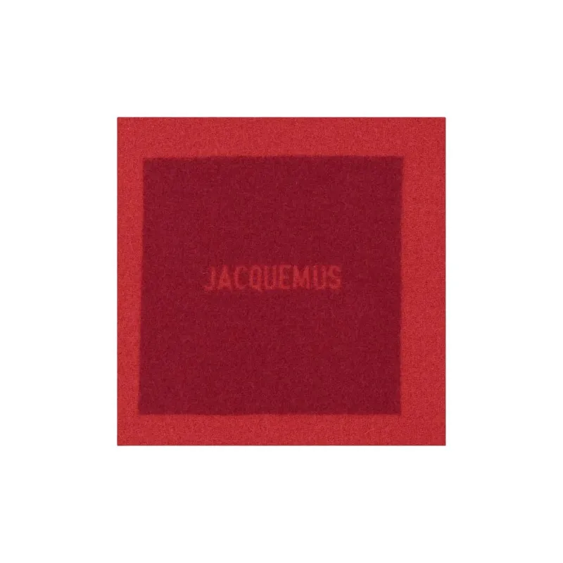 Jacquemus Logo Detailed Fringed Scarf-2