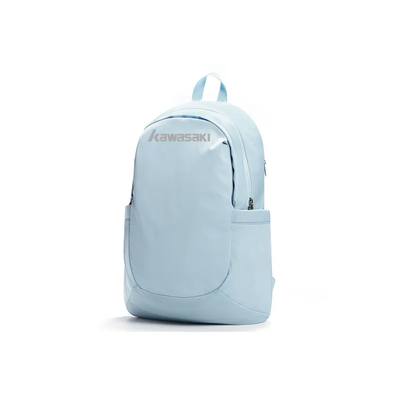 Kawasaki Nylon Fitness Backpack Unisex Light Blue/Black/Ecru-0