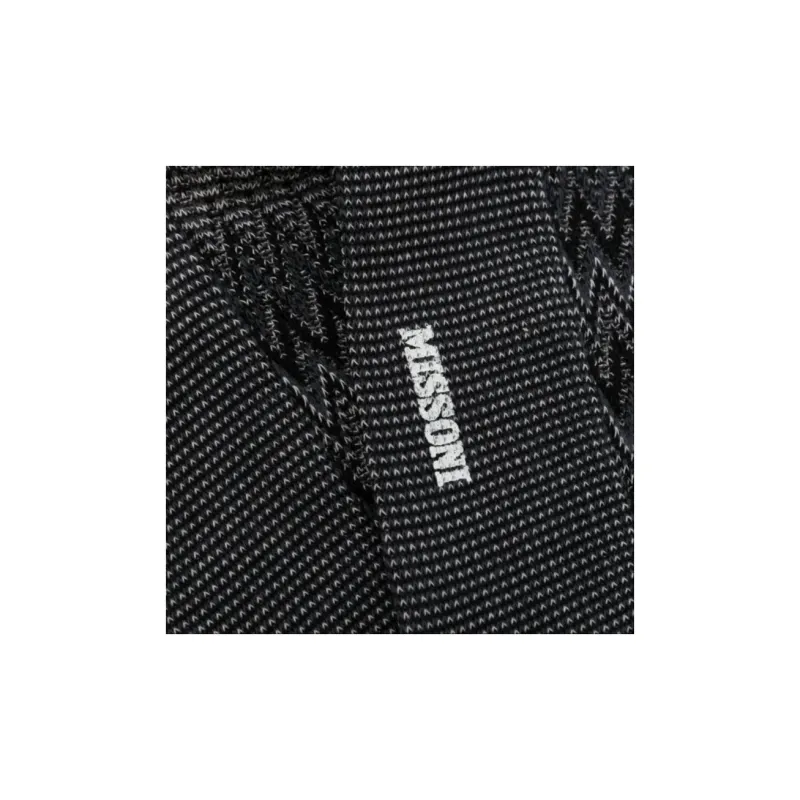 MISSONI Mid-Calf Socks Men's 1 Pack Black-5