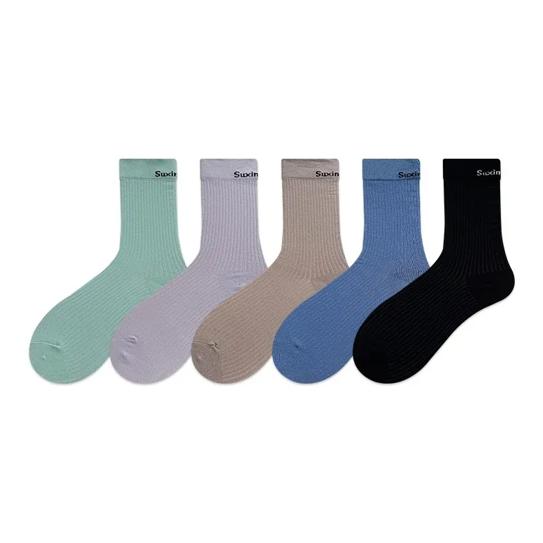 COTTON CHEESE Mid Calf Socks Women's-3