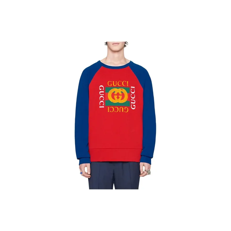 GUCCI Cotton Jersey Sweatshirt With GUCCI Logo-2