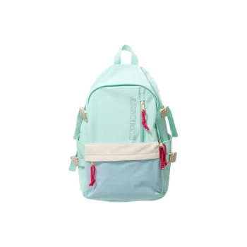 POY Nylon Fabric Backpack Unisex Turquoise