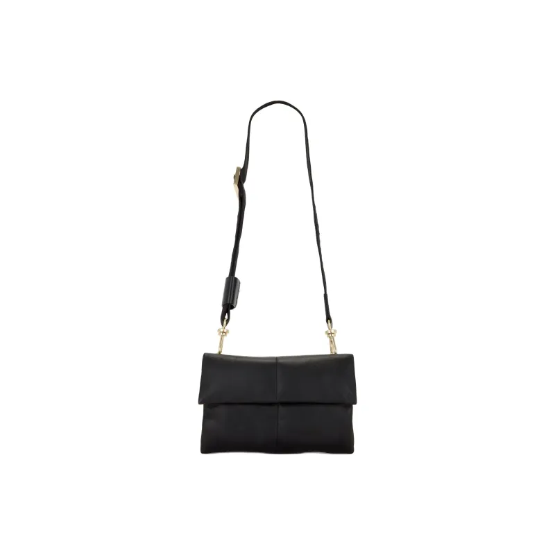 ALLSAINTS Leather Crossbody Bag Shoulder Bag Women's Black-1