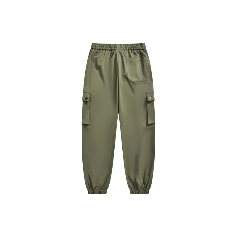 Small Columns Under The Sea Cargo Pants Unisex-7
