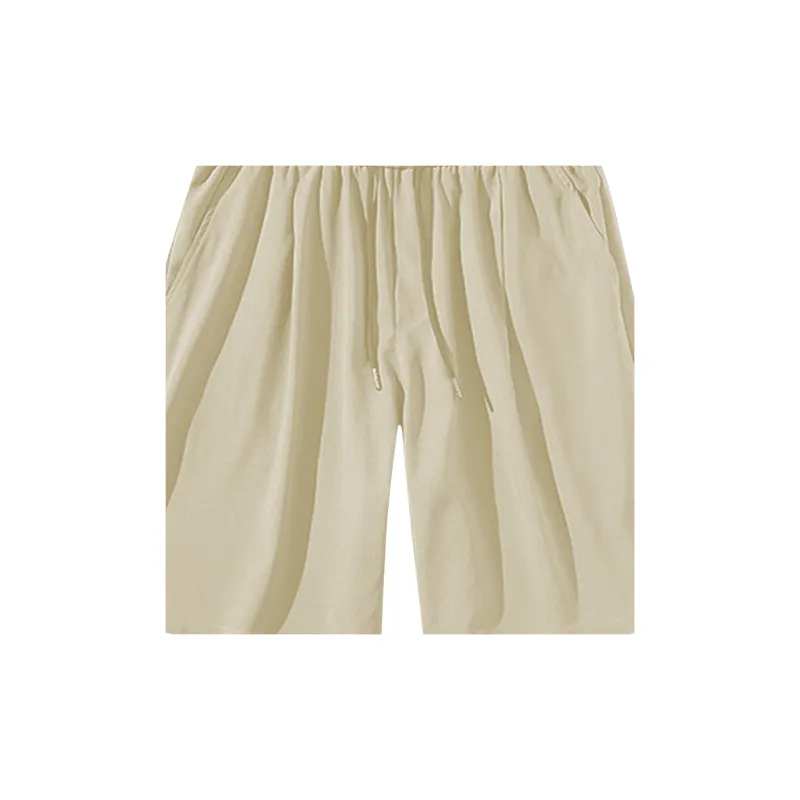 Flowers In Water Pajama Pants Men's Khaki-4