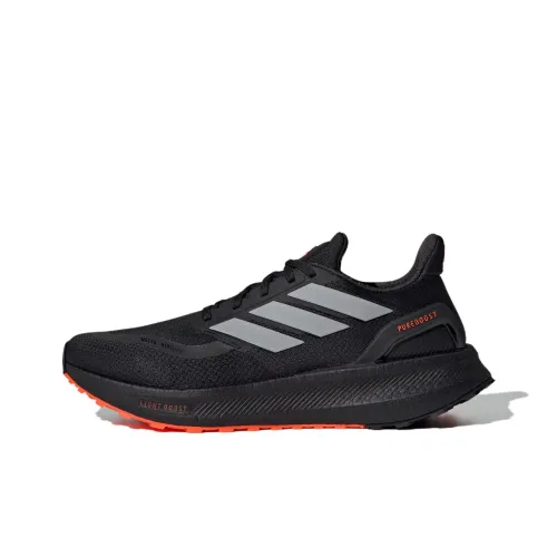 Adidas PUREBOOST 5 Running Shoes Unisex Low-Top No. 1 Black/Impact Orange/No. 1 Black