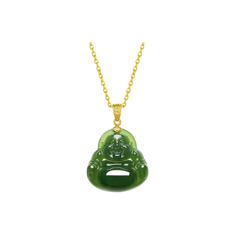ZHOU LIU FU Pendants Green Jadeite Women's-3