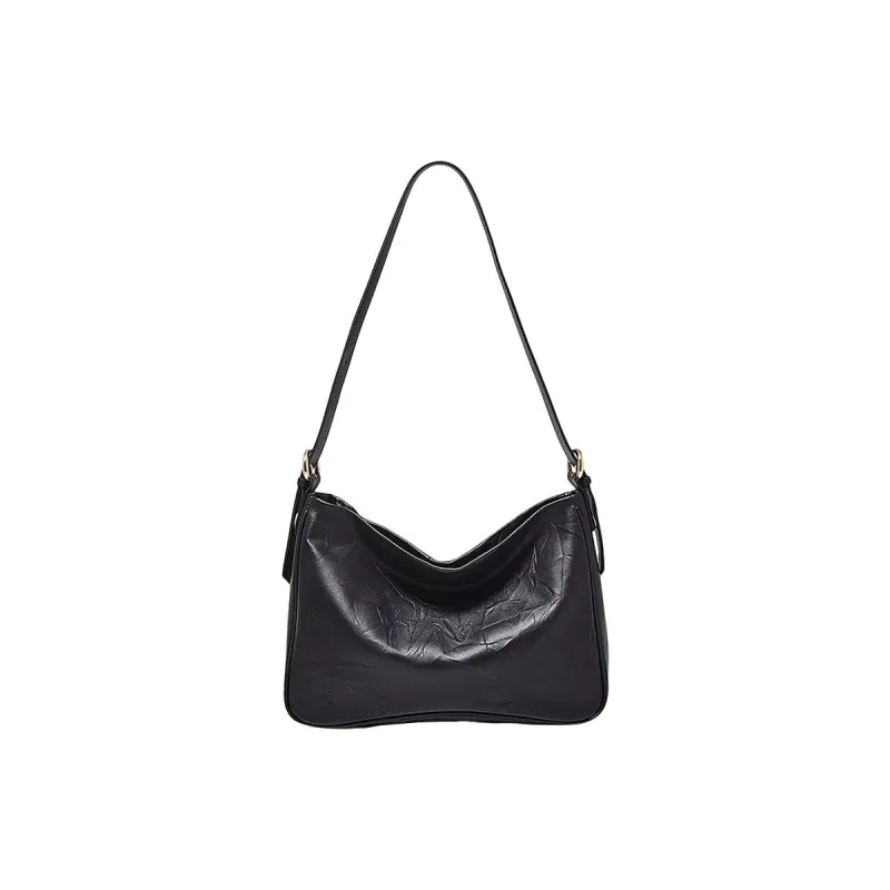 Marino Orlandi Cow Leather Synthetic Leather Crossbody Bags Shoulder Bags Large Size Unisex Black/Ecru-11