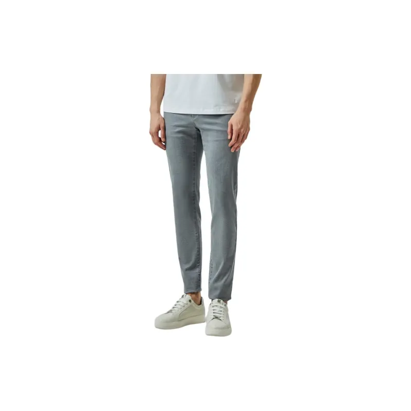 DIKENI Jeans Men Light Gray-2