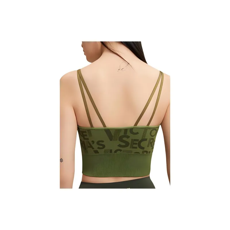 Victoria's Secret Tank Top Women's Army Green-1