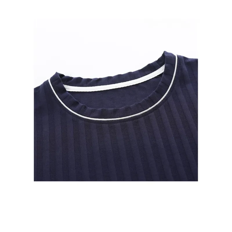 Ordifen Pajama Set Men's Dark Blue-1