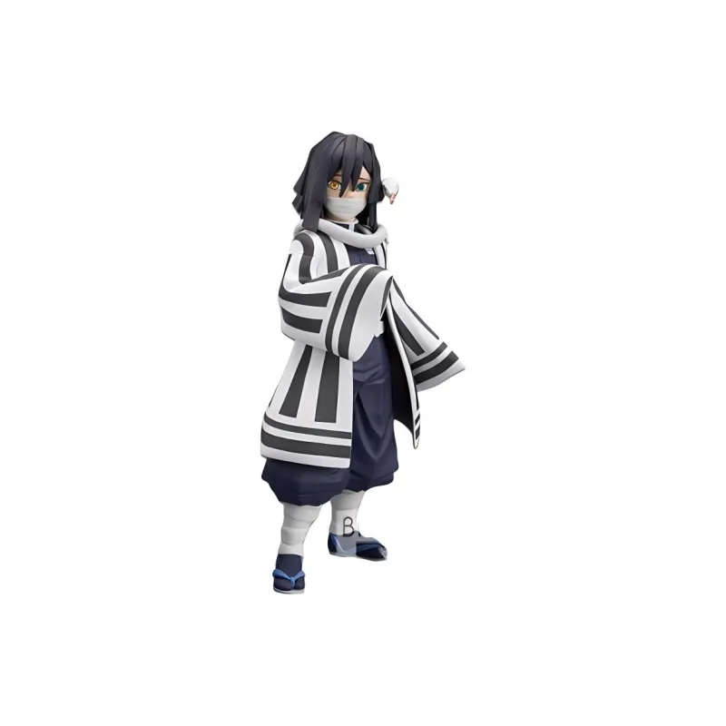 BANDAI Obanai Iguro Glass Factory Demon Slayer: Kimetsu No Yaiba Bind Set 5th Style Version B Bonus Gifts 14cm-1