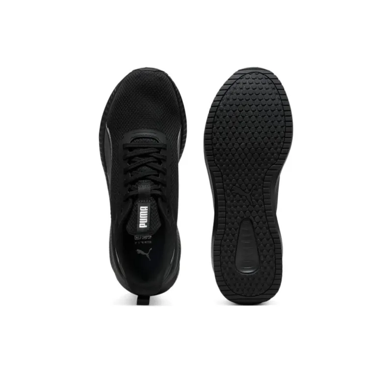PUMA Flyer Lite Anti Slip Wear Resistant Low Top Running Shoes Men's Black-4