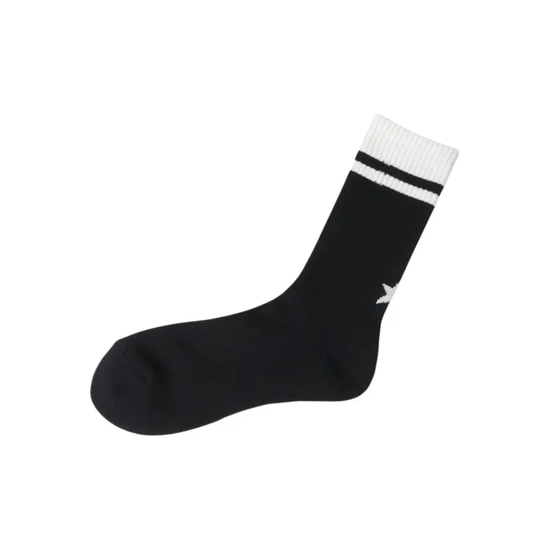 Converse All Star Mid-Calf Socks Unisex 1 Pack Black-0