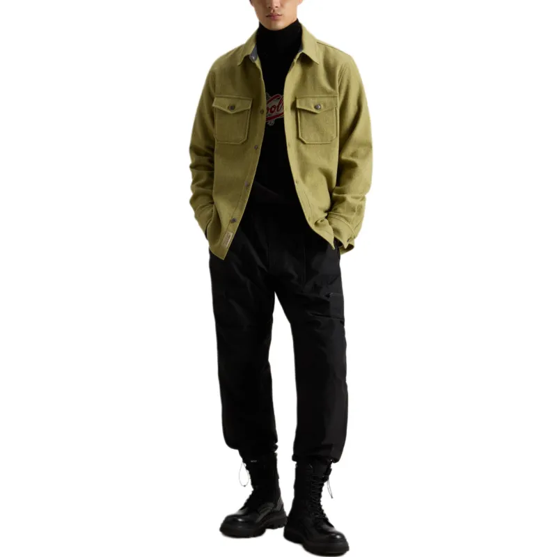 WOOLRICH Alaskan Melton Over Shirt-1