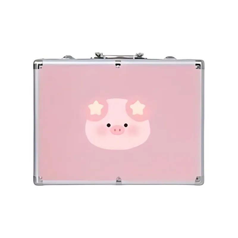 Imono Hand Crafted Mahjong Tiles Set With Cute Pink Piglet Design 40/42/44 Sizes Cartoon Style Board Games-31