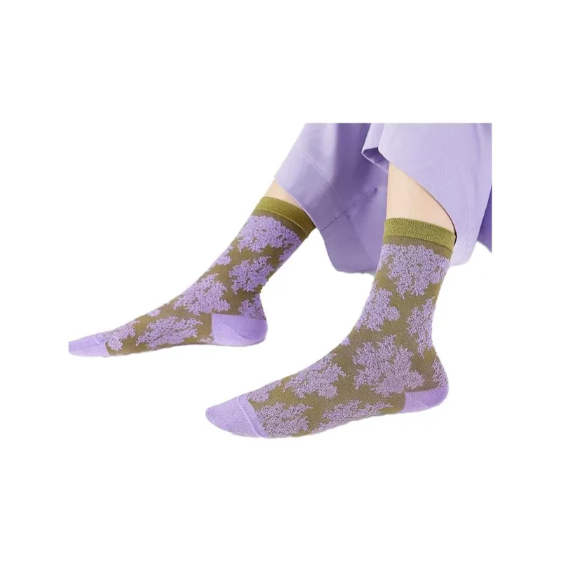 ALMOND ROCKS Women's Mid Calf Socks-5