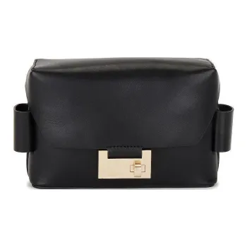 ALLSAINTS Cow Leather Crossbody Bag Shoulder Bag Women's Black