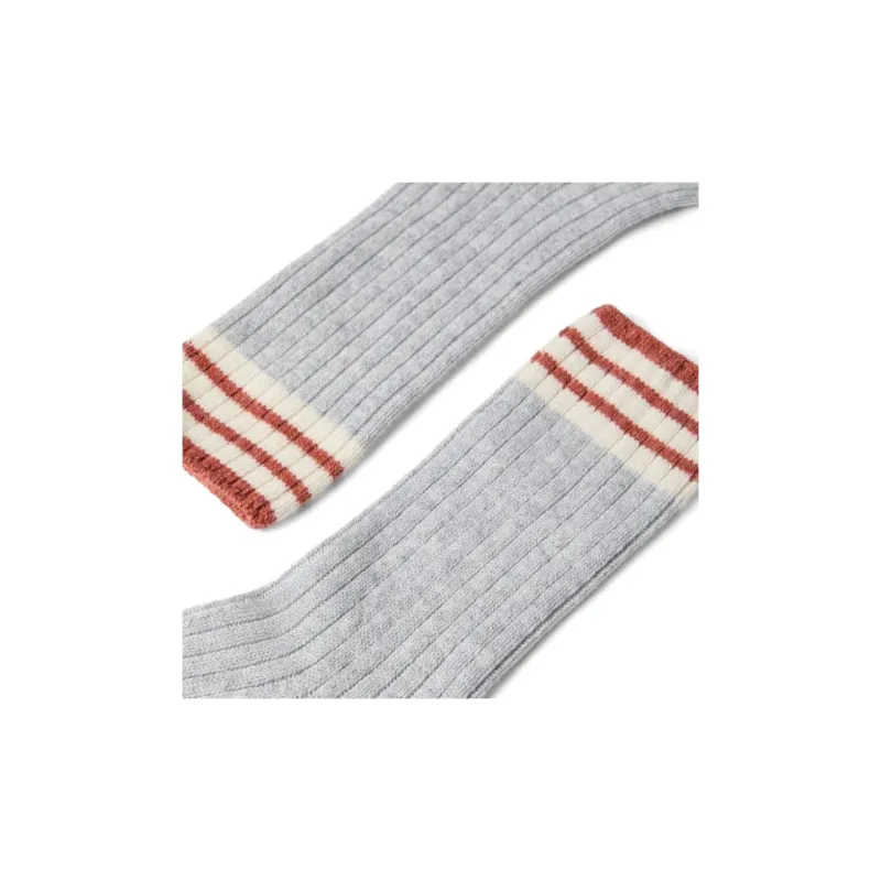Brunello Cucinelli SS24 Mid Calf Socks Men's 1 Pack Light Gray-2
