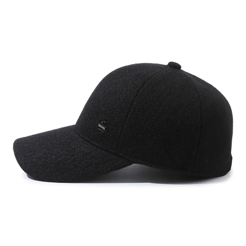 BOOLFEN Woolen Baseball Caps Unisex-3