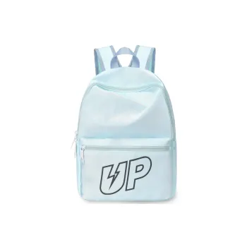 TURN UP Polyester Backpack Regular Unisex Light Blue