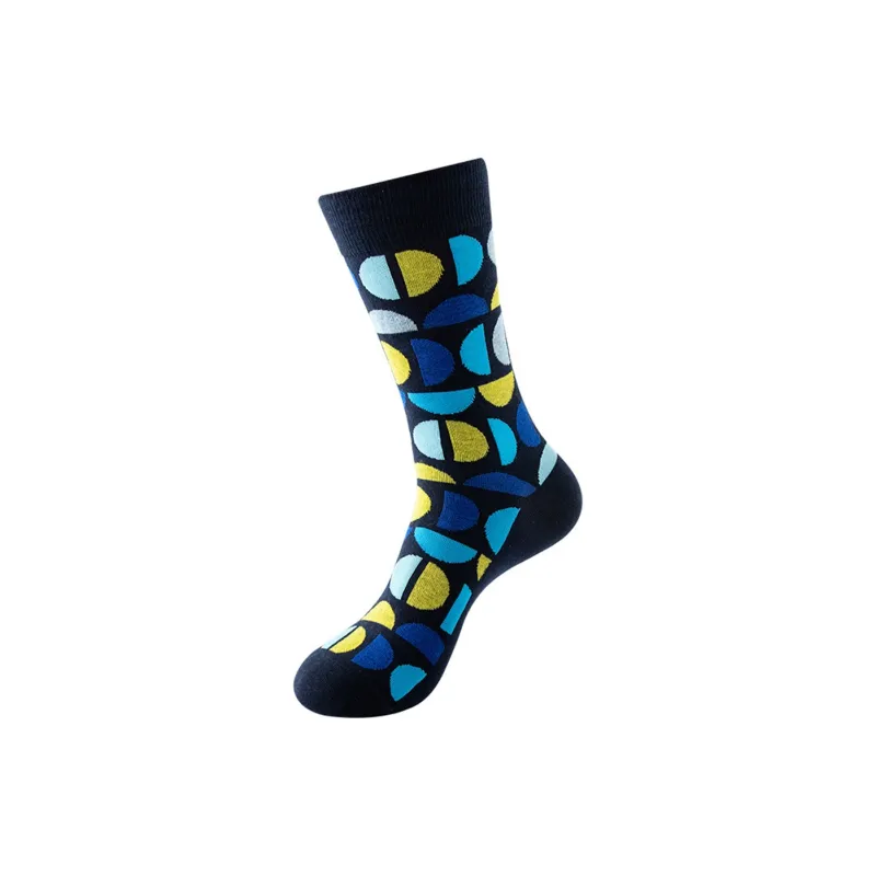 Flowers In Water Mid-Calf Socks Men's 4 Pack-4
