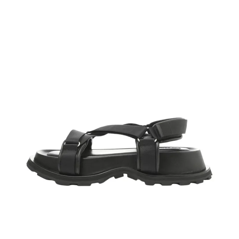 JIL SANDER One Strap Sandals Men's Black-0
