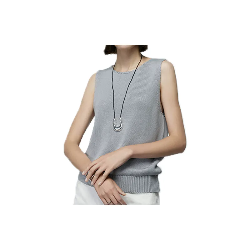 MOSIIMORII Tank Tops Women's Gray-1