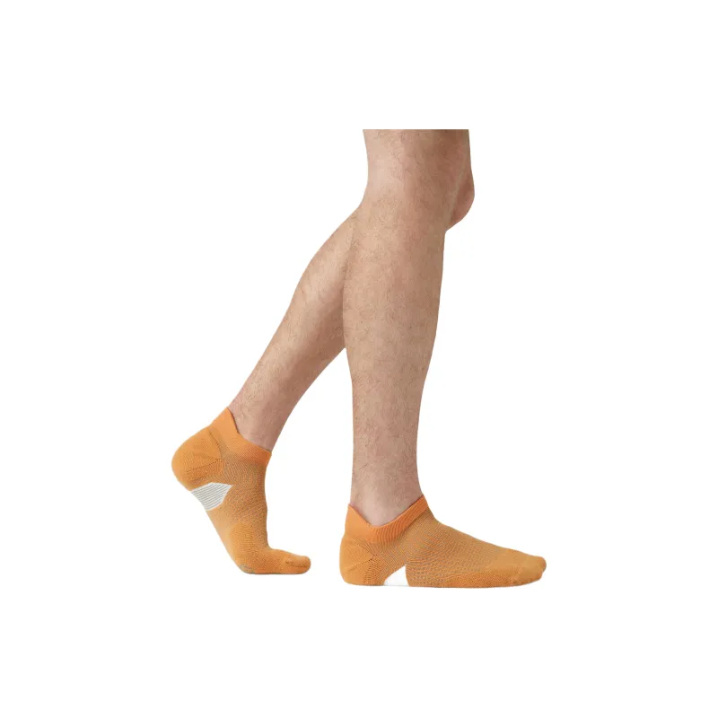 Lululemon T.H.E. Tab *Silver Ankle Socks Men's Emperor Orange/River Stone Color-4
