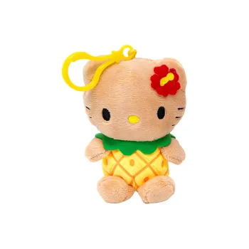 Sanrio Hello Kitty Hawaii Collection Pineapple Limited Dolls Plush Pendant 10. 16cm Height