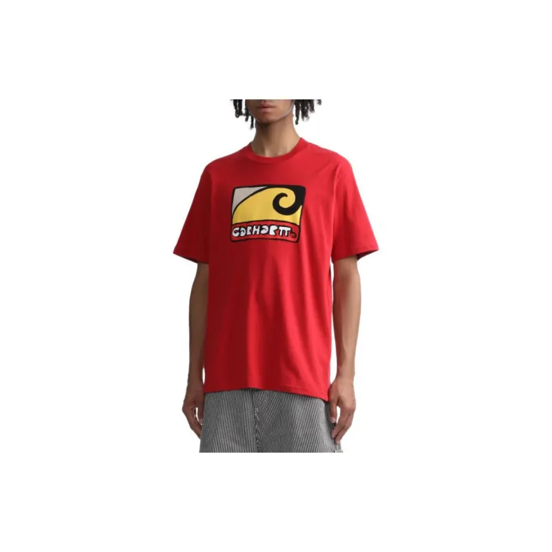 Carhartt WIP T Shirts Men Red-1