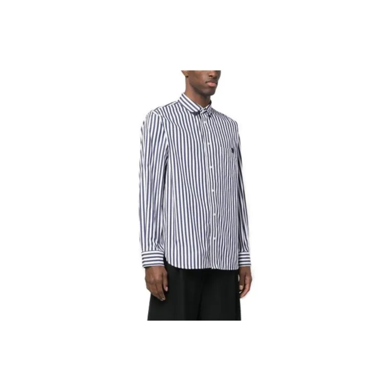 Sacai Pintuck detailing Striped Shirt-3