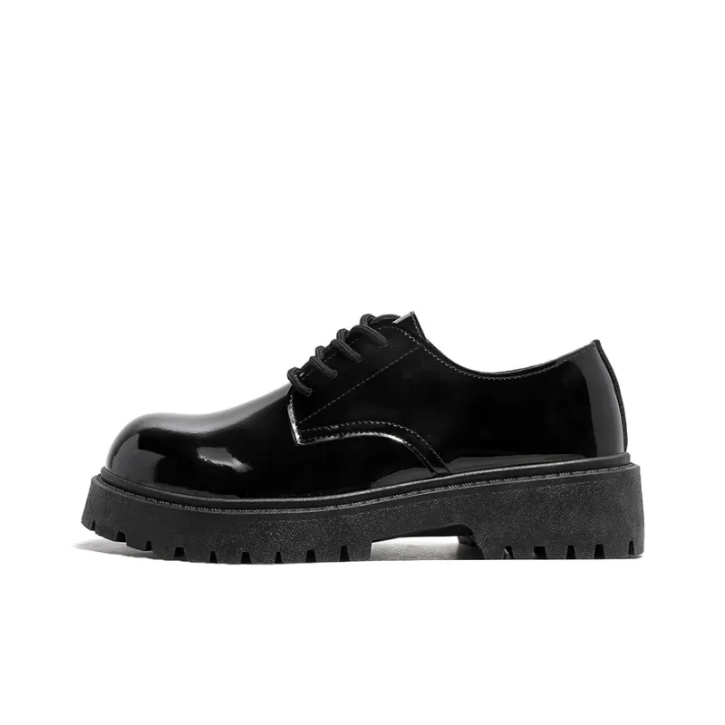 / Dress Shoes Unisex Low Top Black-15