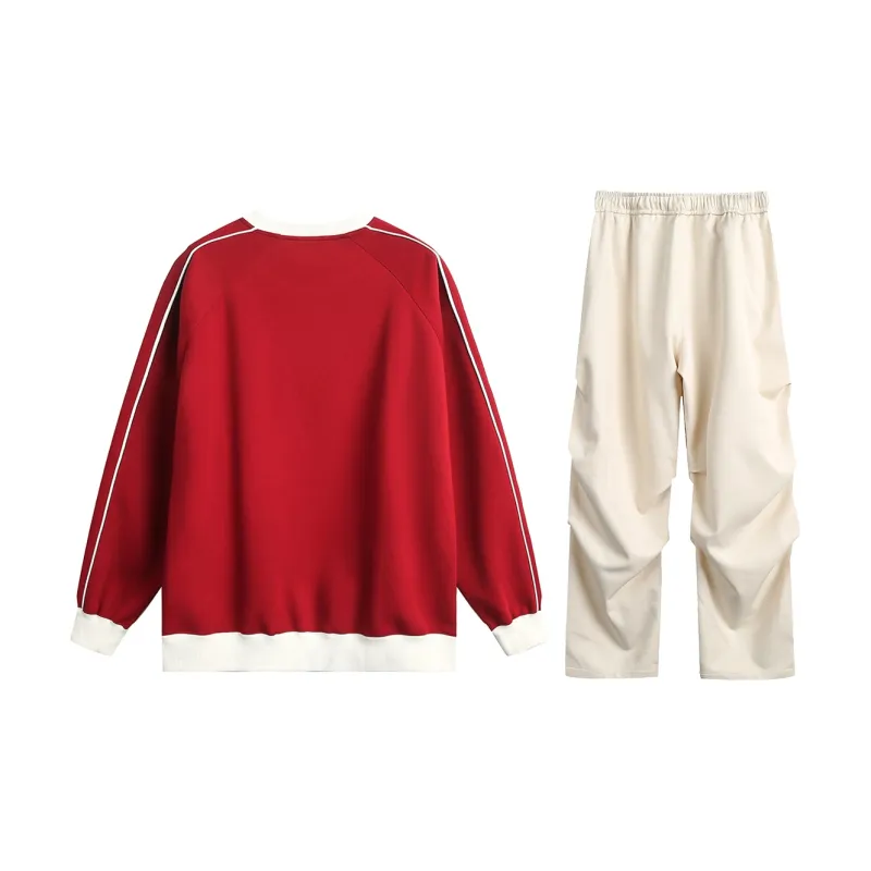 MEIPIN TANG Sweatshirt Set Unisex-43