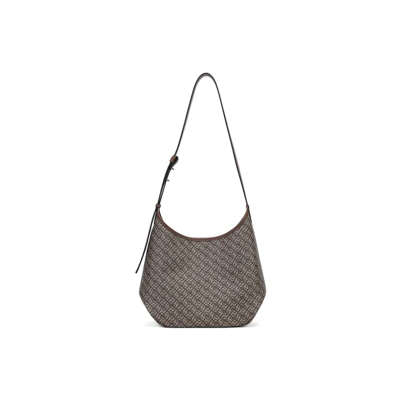 PIERRE CARDIN PVC Shoulder Bag Regular Women's Khaki-1