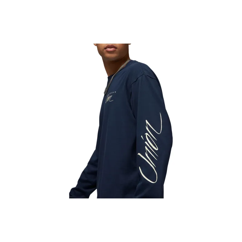 Union X Jordan X UNION T Shirts Unisex Dark Blue-3