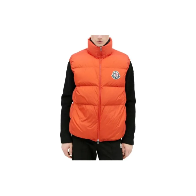 Moncler Logo Patch Zip Up Vest-2
