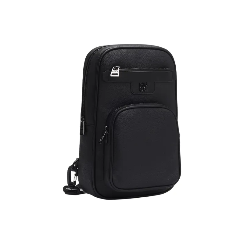 HUGO BOSS PU Shoulder Bag Men's Black-1