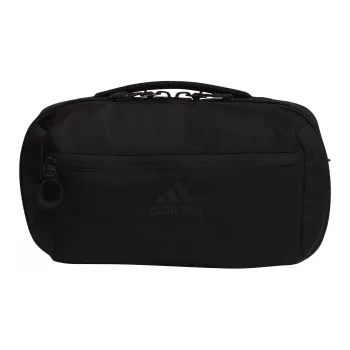 Adidas Nylon Fabric Fanny Pack Sling Bags Regular Unisex Black
