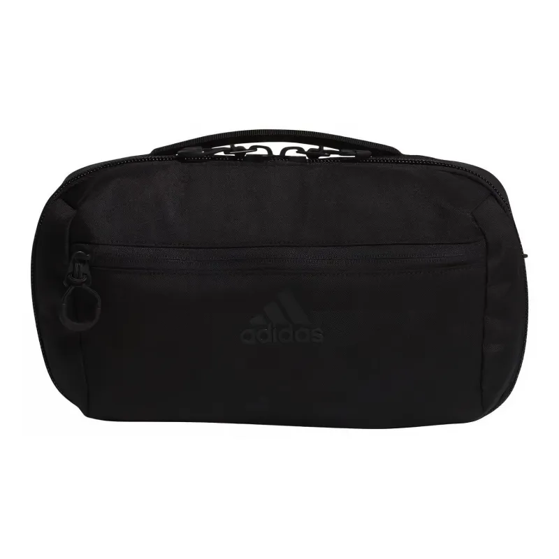 Adidas Nylon Fabric Fanny Pack Sling Bags Regular Unisex Black-0
