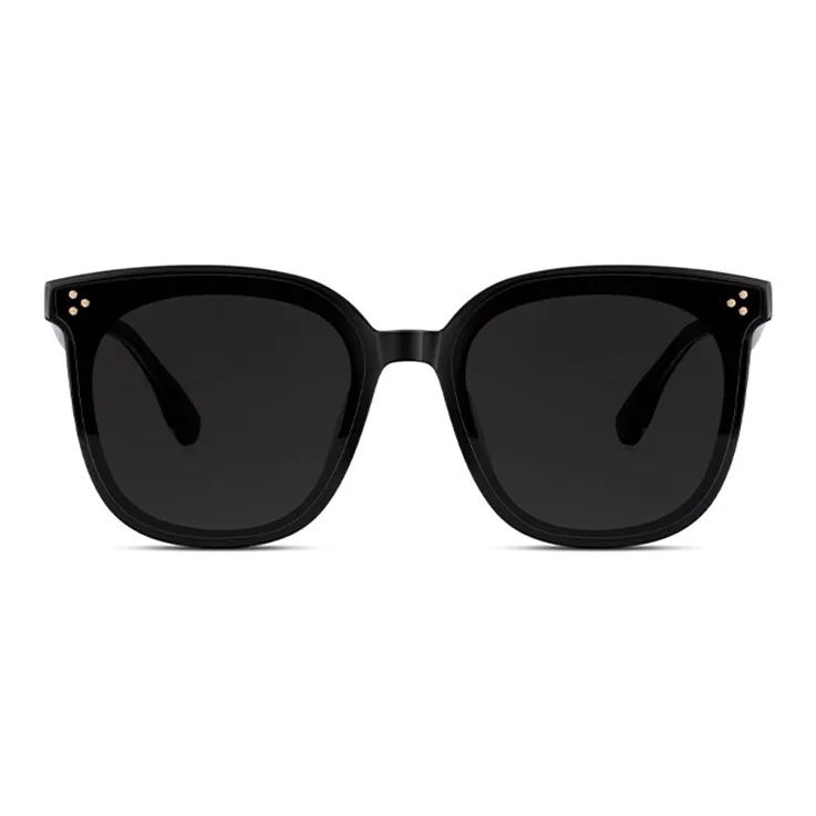 SEROVA Plate Alloy Frame Square Sunglasses Unisex-3