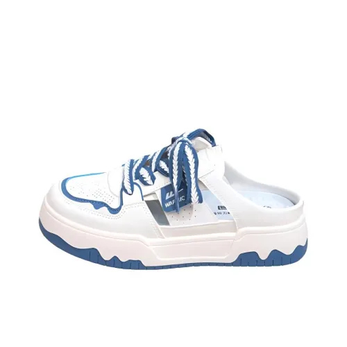 Warrior Quiet Odor Resistant Wrap toe Slippers Women's Beige Blue