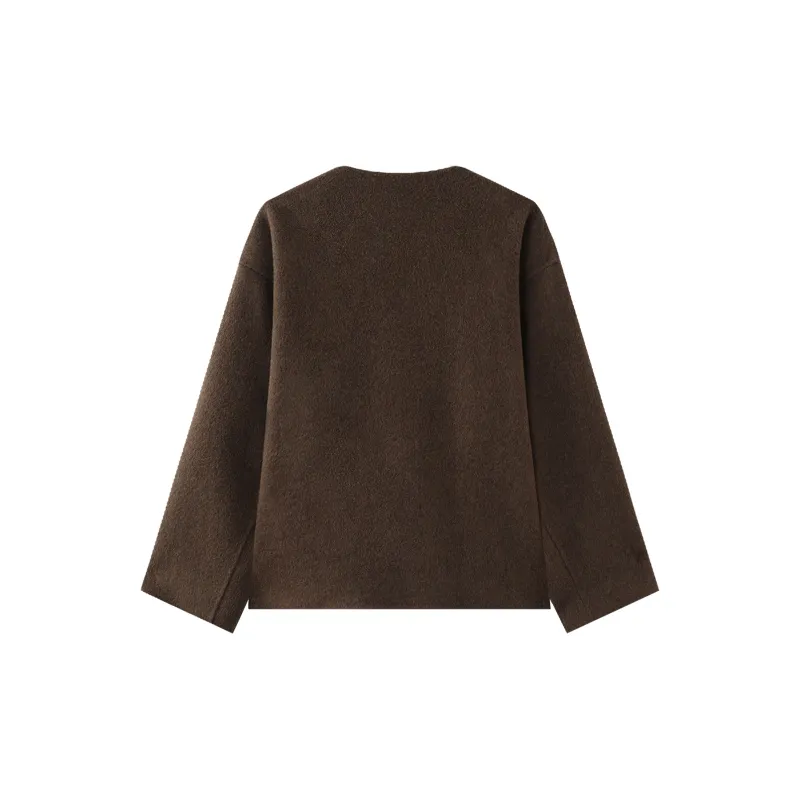 THE SEA LIFE Coat Women's Dark Butterfly Brown-1